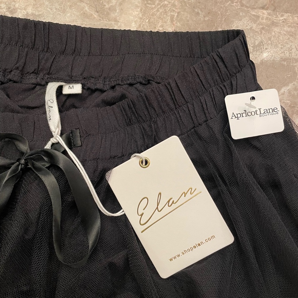 Elan Black Tulle Maxi Skirt - Picture 2 of 2